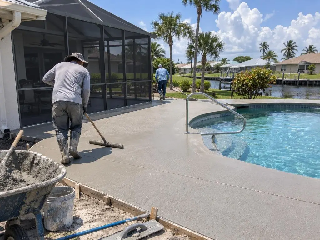 Concrete Pool Decks in Port Charlotte, FL