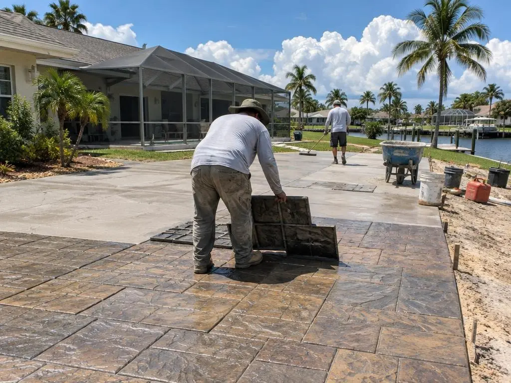 Stamped Concrete in Port Charlotte, FL